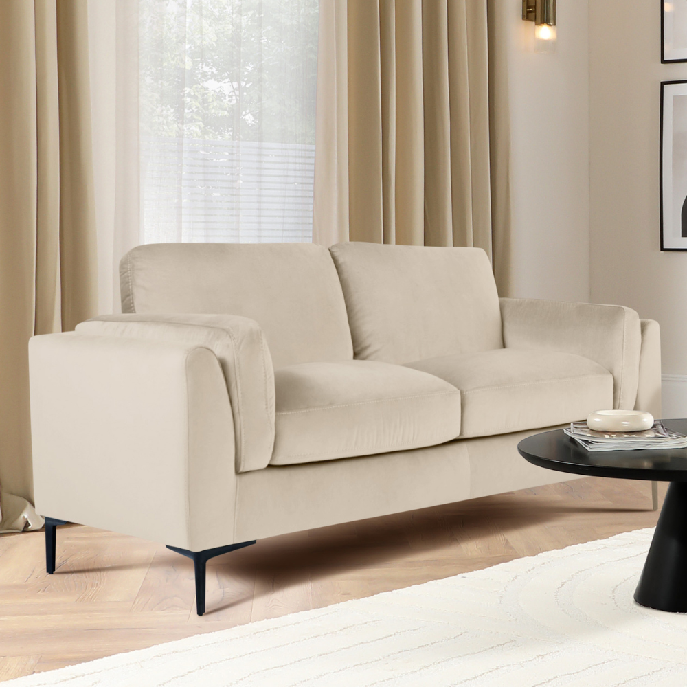 Lucia 2 Seater Sofa, Champagne House Velvet