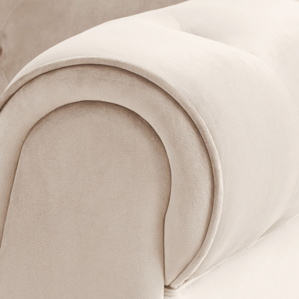 Audley 3+2 Sofa Seater Set Sofa in Colour Champagne Velvet