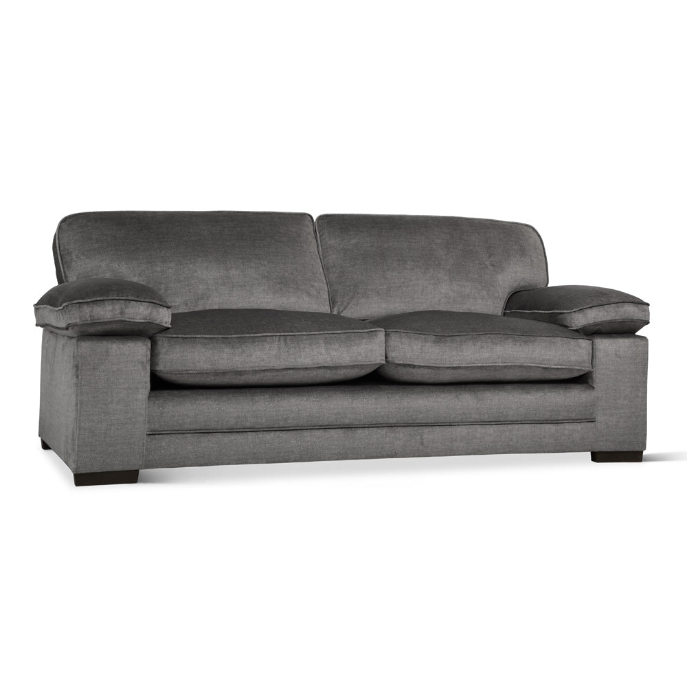 Chatham 3+2 Seater Sofa Set, Grey Aura Velvet