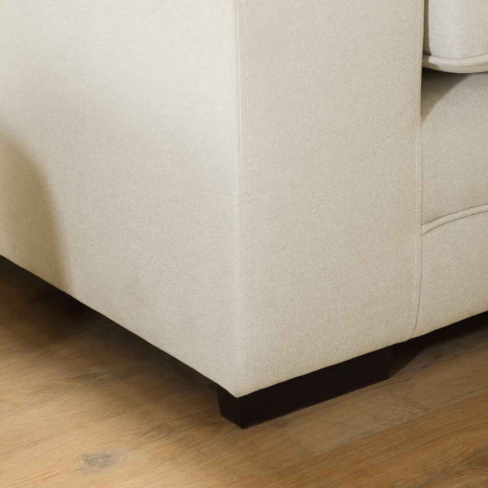 Chatham 2 Sofa Seater in Colour Cream House Plush Fabric