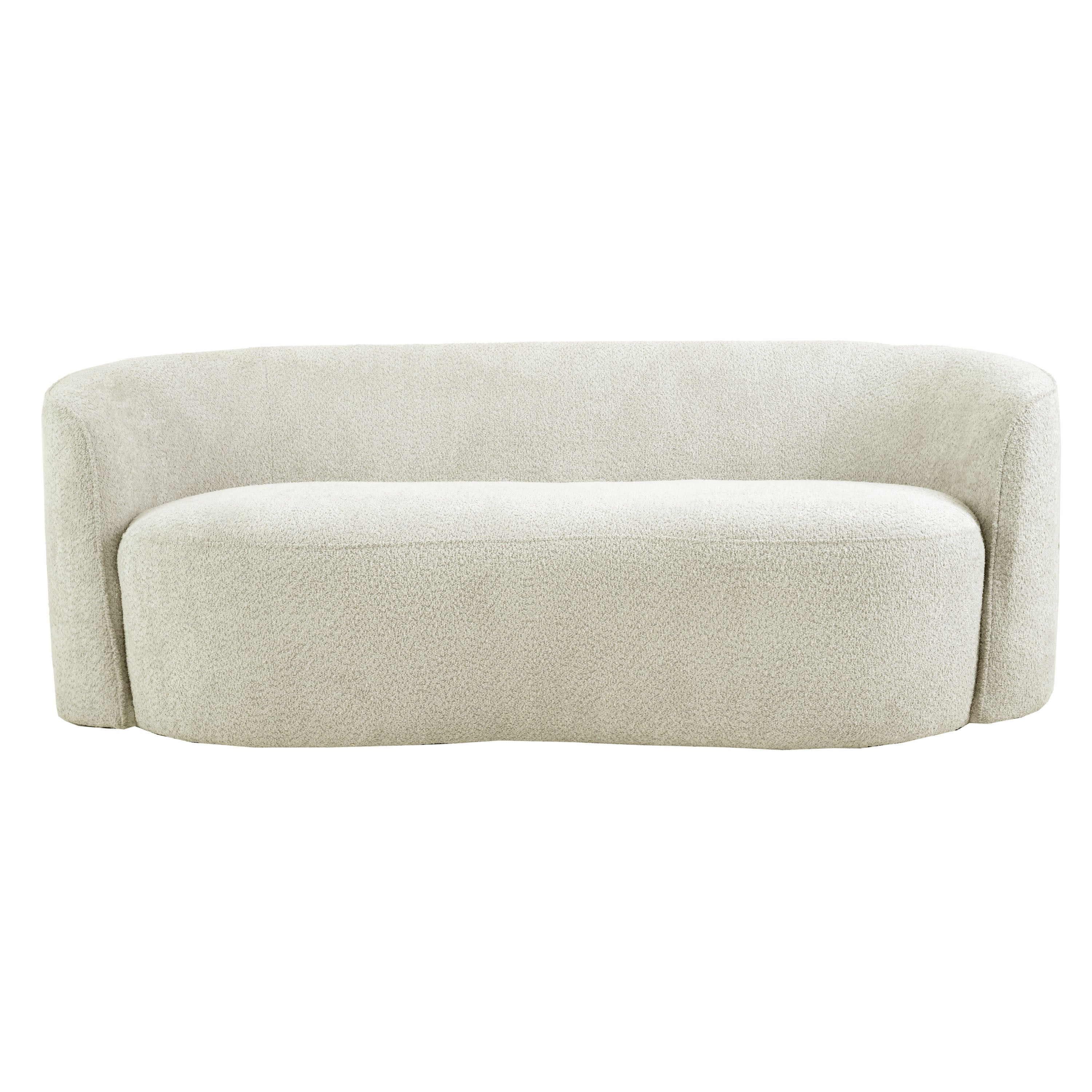 ELLE Home; Sylvie 3 Seater Sofa, Cream Boucle