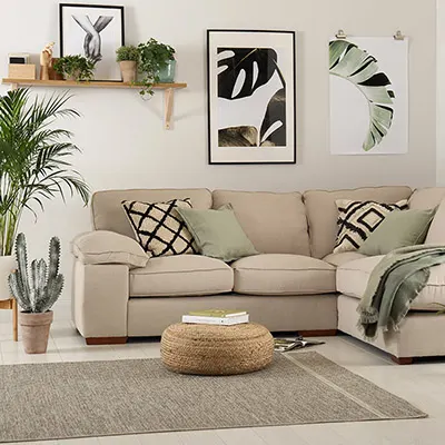 How to Style a Corner Sofa
