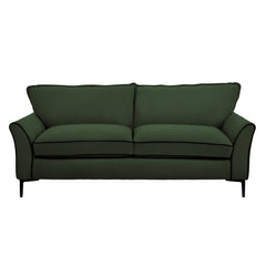 ELLE Home; Amelie 3 Seater Sofa, Moss Green Velvet
