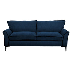 ELLE Home; Amelie 3 Seater Sofa, Navy Velvet
