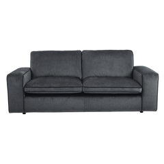 ELLE Home; Camille 3 Seater Sofa, Grey Velvet
