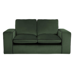 ELLE Home; Camille 2 Seater Sofa, Moss Green Velvet