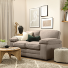 Chatham 2 Sofa Seater in Colour Beige House Plush Fabric
