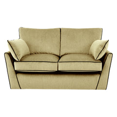 ELLE Home; Chloe 2 Seater Sofa, Lemon Ultra-Soft Weave