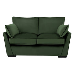 ELLE Home; Chloe 2 Seater Sofa, Moss Green Velvet