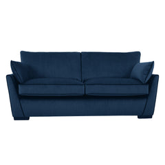 ELLE Home; Chloe 3 Seater Sofa, Navy Velvet