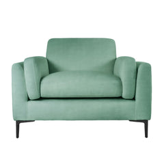 Lucia Armchair, Mint Green House Velvet
