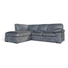 Chatham L-Shape (Left) Corner Sofa, Grey Aura Velvet