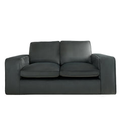 Alia Bastamam; Amaya 2 Seater Sofa, Slate Grey Pleated Premium Velvet