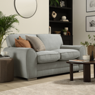 Burford 3+2 Sofa Seater Sofa Set in Colour Grey House Plush Fabric