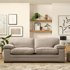 Chatham 3 Sofa Seater in Colour Beige House Plush Fabric