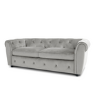 Audley 3+2 Sofa Seater Set Sofa in Colour Grey Velvet