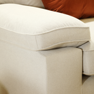 Chatham 2 Sofa Seater in Colour Cream House Plush Fabric