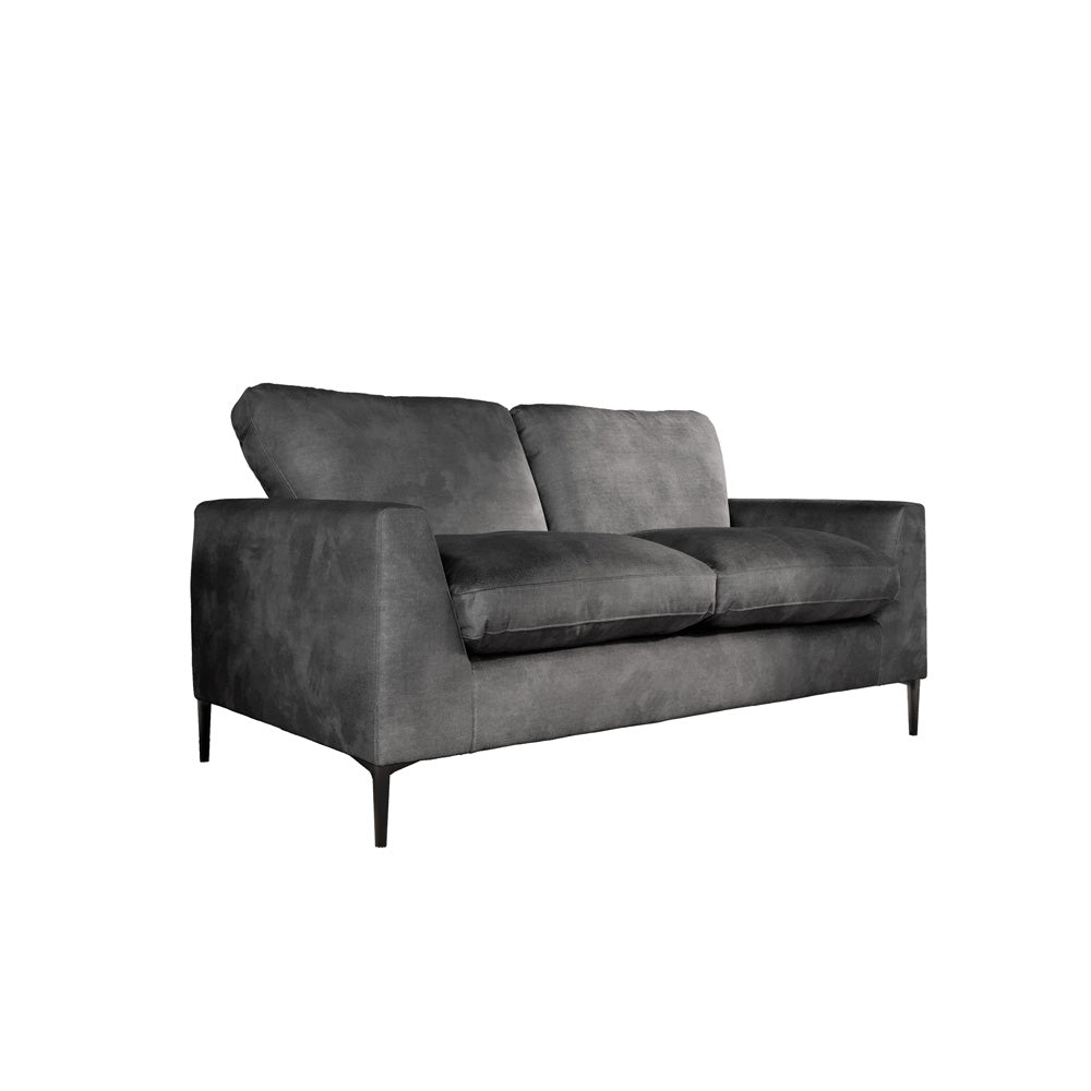 Lexi 3+2 Seater Sofa Set, Grey Aura Velvet