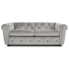Audley 3+2 Sofa Seater Set Sofa in Colour Grey Velvet