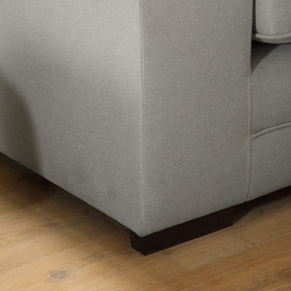 Chatham 2 Sofa Seater in Colour Grey House Plush Fabric