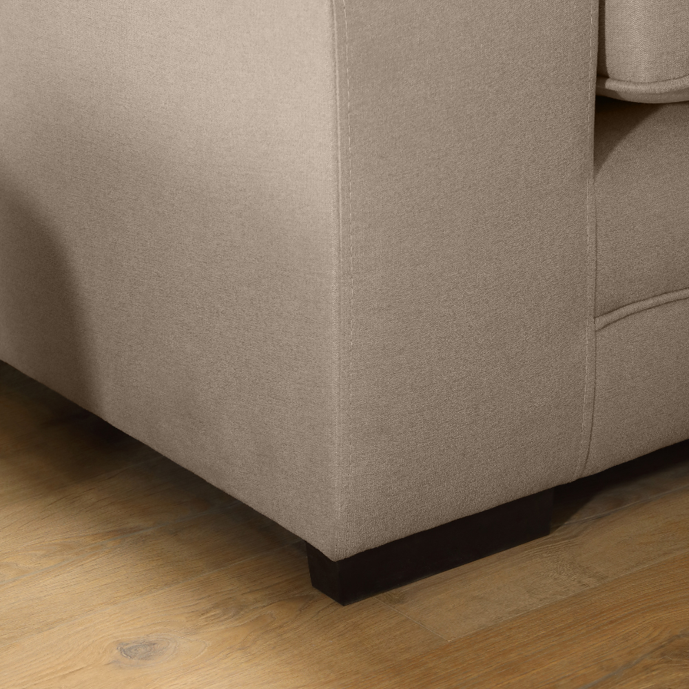 Chatham 3 Sofa Seater in Colour Beige House Plush Fabric