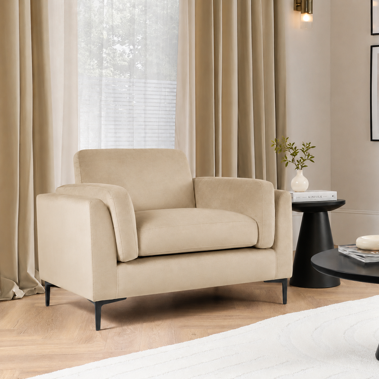 Lucia Armchair, Champagne House Velvet