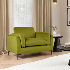 Lucia Armchair, Olive Green House Velvet