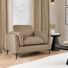 Lucia Armchair, Taupe House Velvet