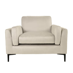 Alia Bastamam; Alta Armchair, Taupe Pleated Premium Velvet